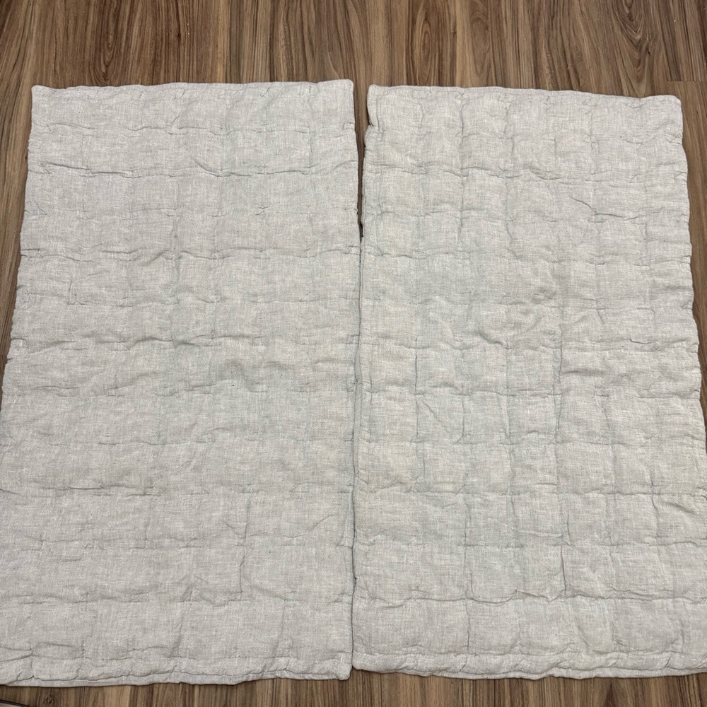 2 of Parachute Linen Loft Sham Set king pillow case